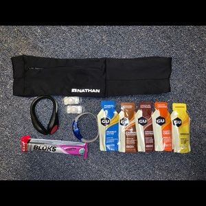 Nathan Running waist belt and running flashers